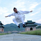 White Taoist Uniform with Overcoat