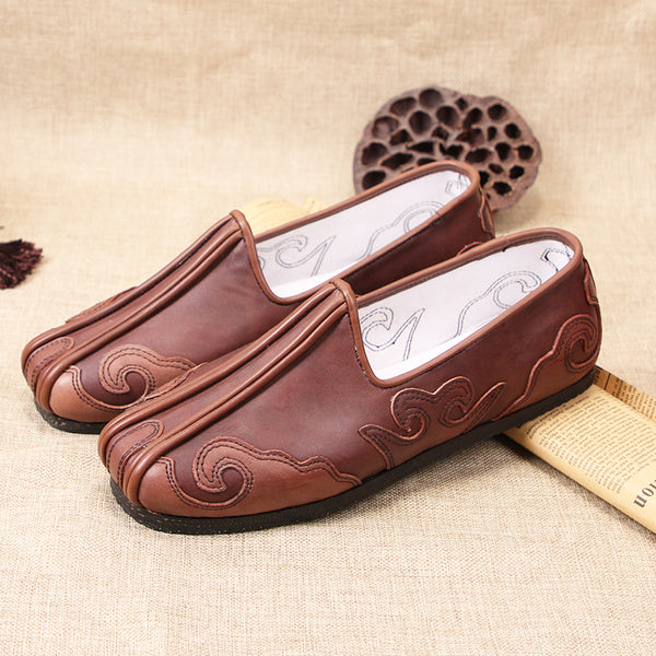 Feiyue Tai Chi Soft Leather Slippers