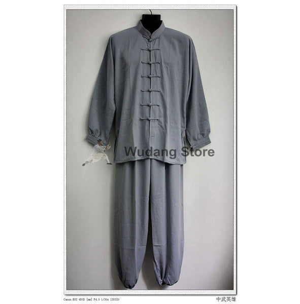 Grey Tai Chi Uniform - Wudang Store