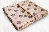 Square Folding Brocade Seat Cushion in 2 Sizes and Colors - Wudang Store