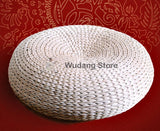 Hand-Woven Straw Meditation Cushion 3 Sizes - Wudang Store