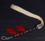 Wrapped Handle Taoist Horsetail Fuchen with Tassels