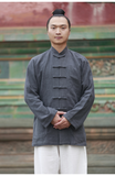 Handmade Thick Linen Coarse Wudang Kung Fu Jacket – Many Colors