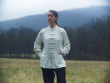 Handmade Thick Linen Coarse Wudang Winter Tai Chi Uniform – Many Colors