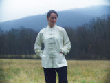 Handmade Thick Linen Coarse Wudang Winter Tai Chi Uniform – Many Colors