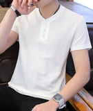 Casual Men´s Short Sleeved Tai Chi T-Shirt 4 Colors