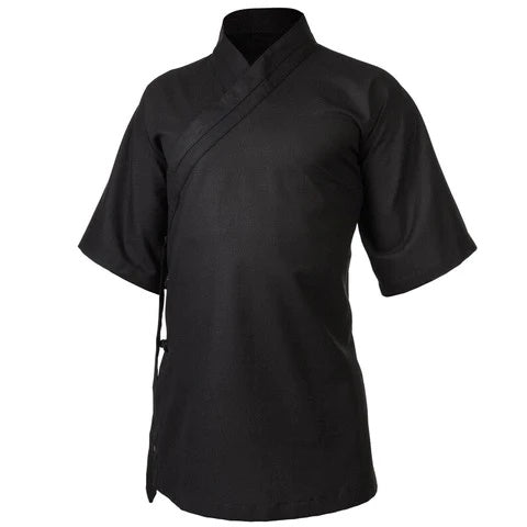 Black Wudang Taoist Kung Fu Shirt for Daily Training