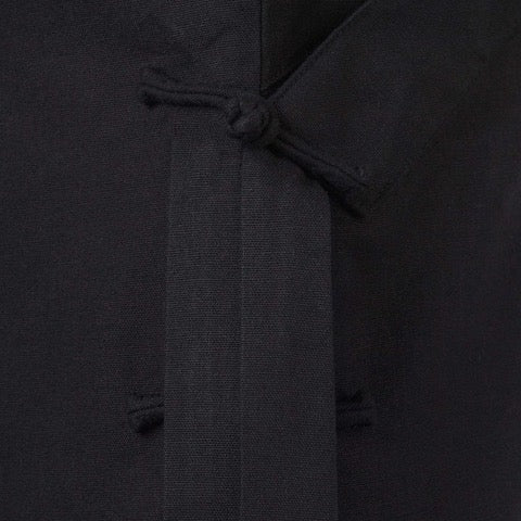 Black Wudang Taoist Kung Fu Shirt for Daily Training