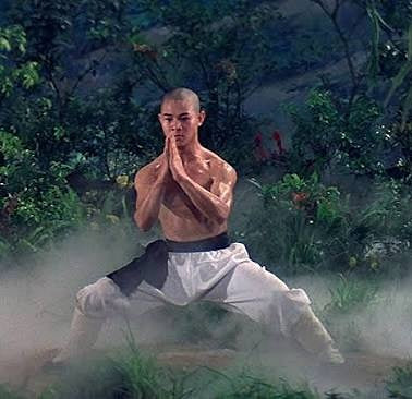 Custom Listing: Jet Li Inspired White Shaolin Kung Fu Pants with Black Tie