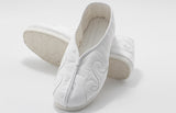 Taoist Old Craftmanship Thousand Layer Bottom Non-Slip Canvas Tai Chi Shoes White