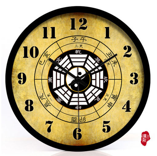 Chinese Feng Shui Bagua Wall Clock [3 Sizes] - Wudang Store