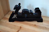 Classical Black Wooden Dragon Sword Shelf - Wudang Store