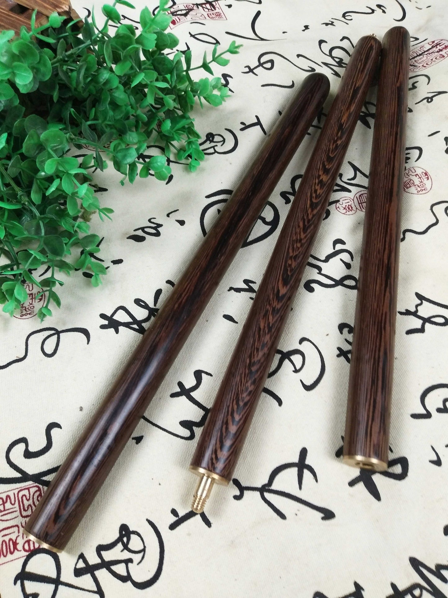 Portable Wooden Shaolin Training Stick, Wudang Martial Arts Long Bo Staff