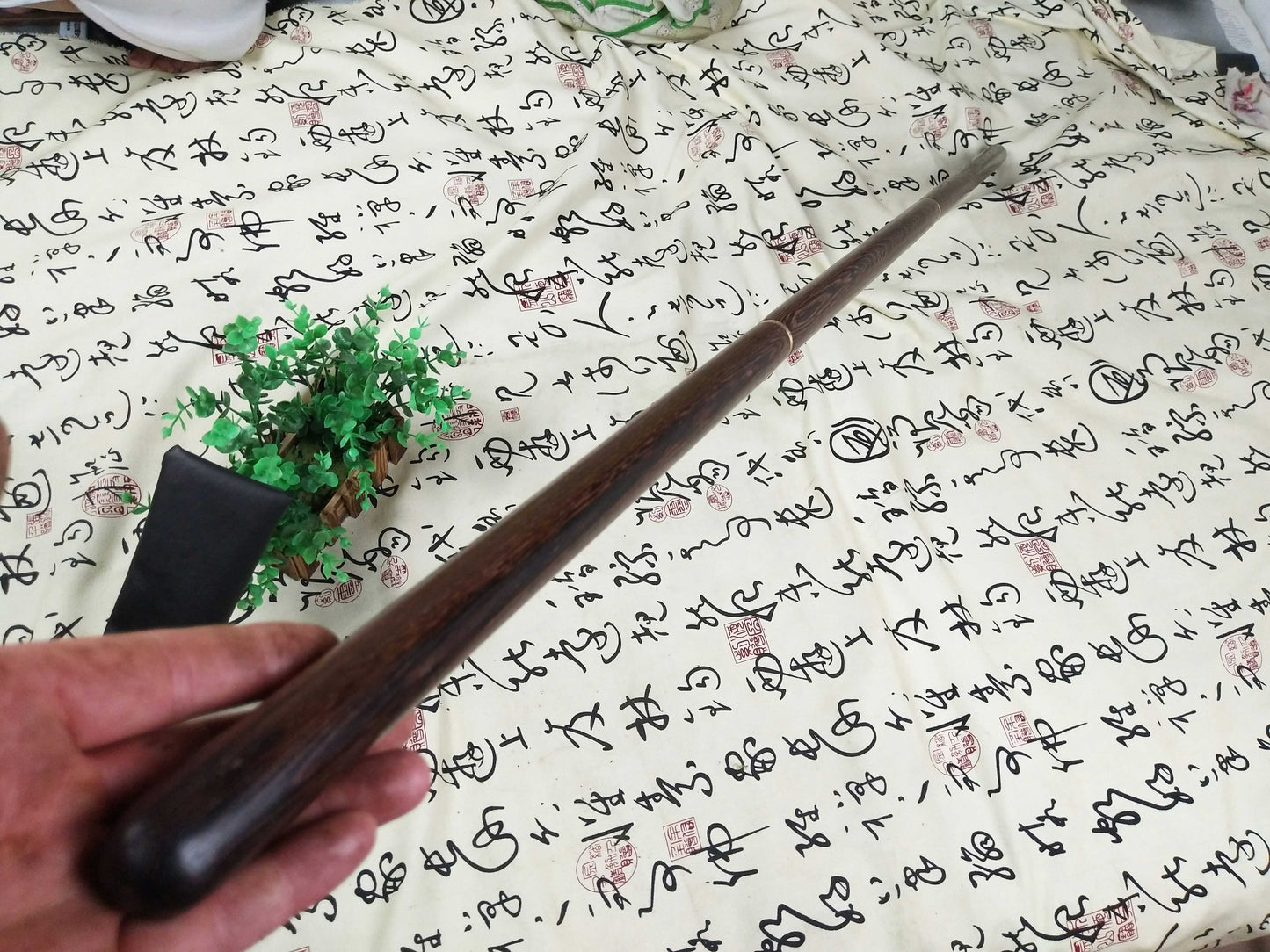Portable Wooden Shaolin Training Stick, Wudang Martial Arts Long Bo Staff