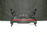 Black & Red Wooden Dragon Sword Shelf - Wudang Store