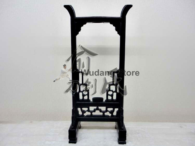 Wooden Black High Weapon Rack - Wudang Store