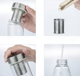 Active Health Drink Glass Bottle - Wudang Store