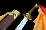 Chinese Kung Fu Dao Handmade Golden Dragon Fittings Semi-Flexible Blade - Wudang Store