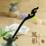 Wudang Taoist Wooden Blackwood Hairpins