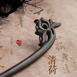 Wudang Taoist Wooden Blackwood Hairpins