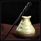 Wudang Taoist Wooden Blackwood Hairpins