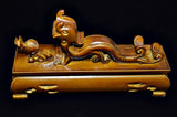 Small Wooden Phoenix Sword Shelf - Wudang Store