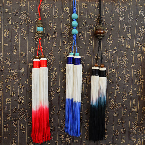 Gentleman Long Sword Tassel With Pearls In 3 Colors - Wudang Store