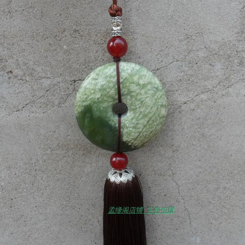 Real Jade Stone Tai Chi Sword Tassel - Wudang Store