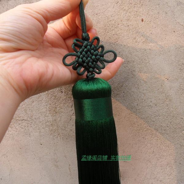 Smaragd Green Chinese Knot XL Wudang Tai Chi Sword Tassel - Wudang Store