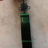 Smaragd Green Chinese Knot XL Wudang Tai Chi Sword Tassel - Wudang Store
