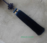 Navy Blue Chinese Knot Wudang Tai Chi Sword Double Tassel - Wudang Store