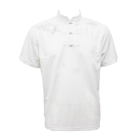 White Short Sleeve Martial Arts T-Shirt - Wudang Store