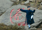 Wudang Winter Coat Overlap Collar with Traditional Sword Ropes - Wudang Store
