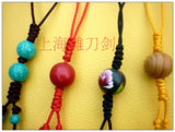 Classical Sword Double Tassel with Turquoise Imitation Beads 4 Colors - Wudang Store