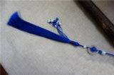 Blue Ancient Sword Tassel with Agate Stone - Wudang Store