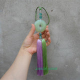 Taiji Jian Tassel with Natural Jade Stone - Wudang Store