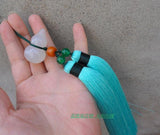 Turquoise Tai Chi Jian Tassel with Agate Stone Chinese Bottle-Gourd - Wudang Store