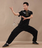 Black Hero Sport Taichi Cotton-Silk Shirt - Wudang Store