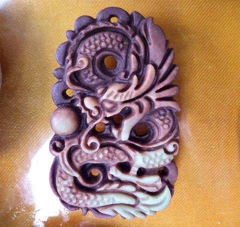 Dragon Stone Pendant - Wudang Store