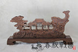 "Fish Temple" Heavy Rosewood Sword Rack - Wudang Store