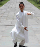 White Taoist Sleeveless Overcoat