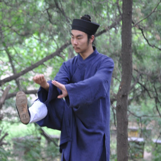 Navy Blue Taoist Uniform