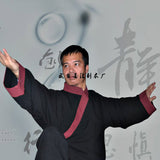 Black and Maroon Taoist Uniform