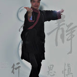 Black and Maroon Taoist Uniform