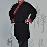 Black and Maroon Taoist Uniform
