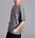 Grey Short Sleeved Tai Chi Shirt - Wudang Store