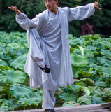 Grey Taoist Uniform with Overcoat