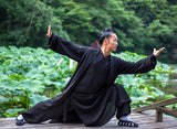 Black Taoist Uniform with Overcoat