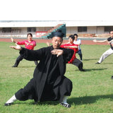 Black Taoist Uniform with Overcoat