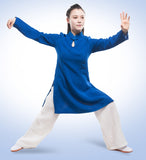 Female Wudang Performance Tai Chi Suit One-Button-Collar 6 Colors